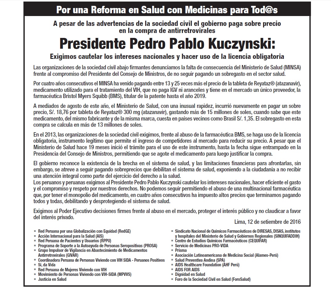 pronunciamiento