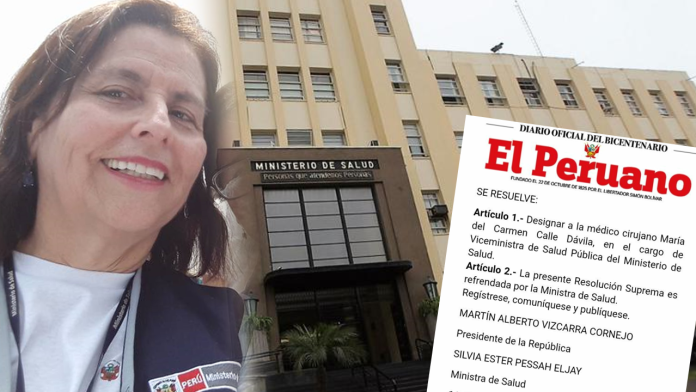 viceministra de salud