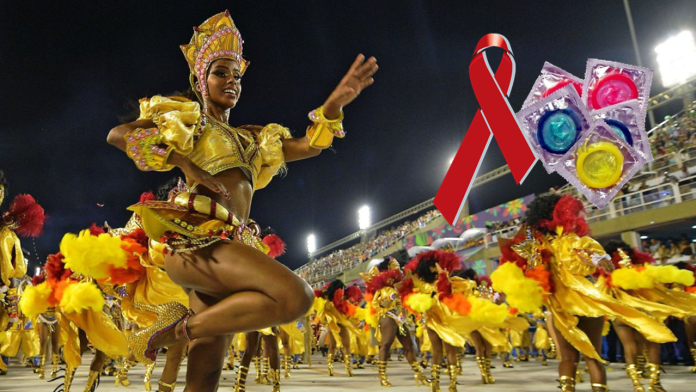 Prevención del VIH en carnaval de Río de Janeiro