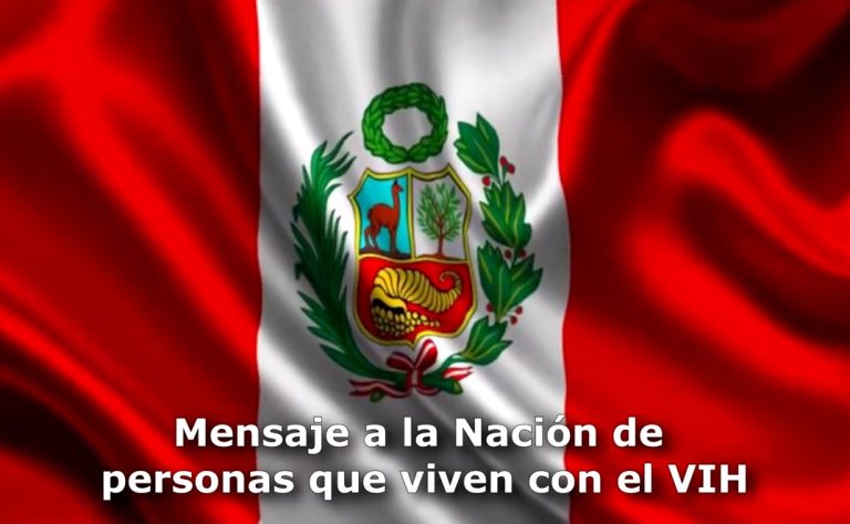 Personas con VIH dan mensaje a la nación