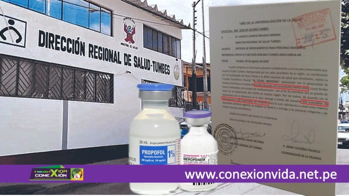 DONACION TUMBES COVID Composición fotográfica Conexión Vida