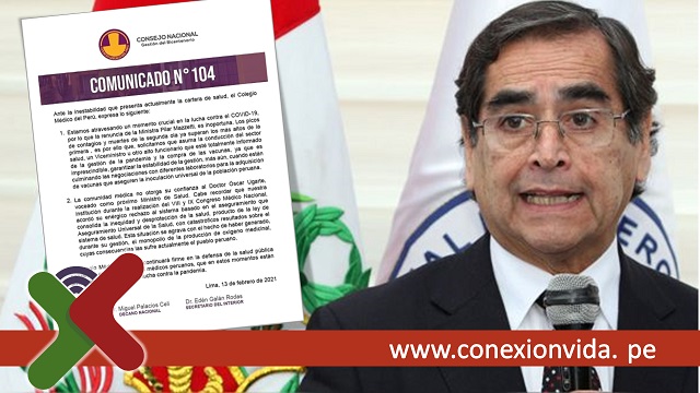 oscar ugarte ministro Ministro de Salud, Oscar Ugarte - Conexión Vida