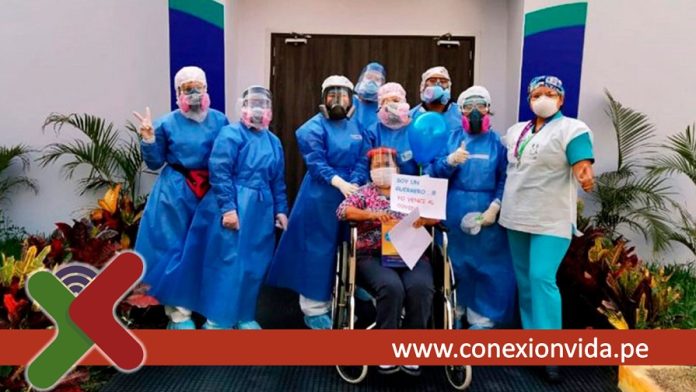 Pacientes de alta por coronavirus Foto ANDINA Minsa