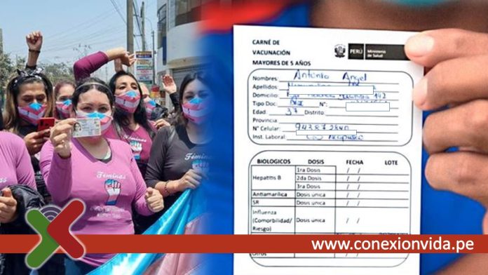 carnet de vacuncion mujeres trans Denuncian vulneración a mujeres trans en presentación de carnet de vacunación / Conexión Vida
