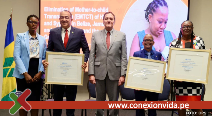 Belice, Jamaica y San Vicente y las Granadinas eliminan la transmisión maternoinfantil del VIH y la sífilis